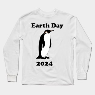 Earth Day Penguin 2024 Long Sleeve T-Shirt